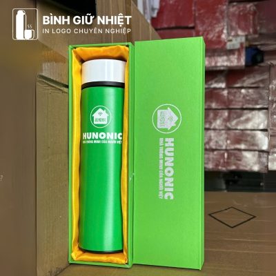 Bình giữ nhiệt quà tặng in logo nắp vặn dung tích 500ml BGN-17