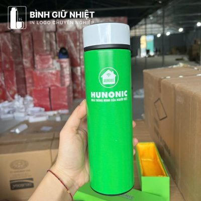 Bình giữ nhiệt quà tặng in logo nắp vặn dung tích 500ml BGN-17