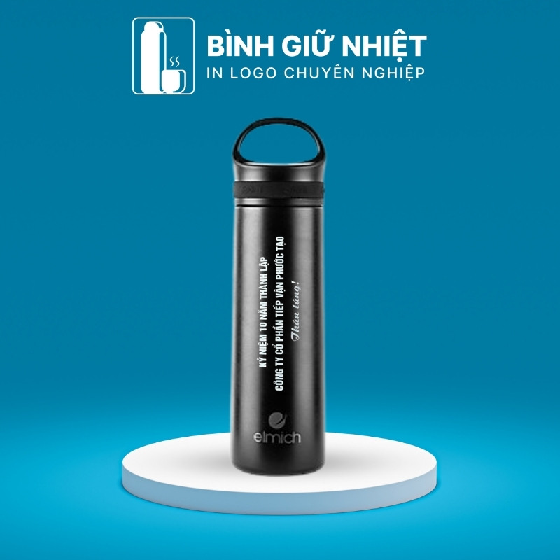 Bình giữ nhiệt quà tặng in logo thương hiệu Elmich dung tích 500ml BGN-34