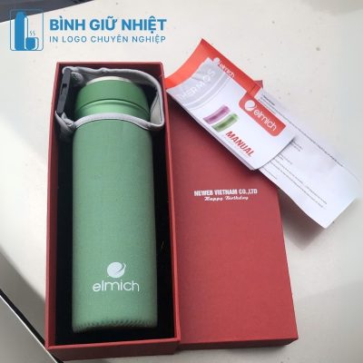 Bình giữ nhiệt quà tặng in logo thương hiệu Elmich dung tích 500ml BGN-23