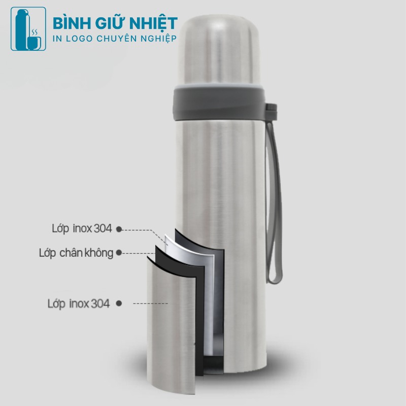 Cấu trúc thành bình kép (Double Wall) của bình giữ nhiệt