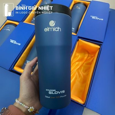 Ly giữ nhiệt quà tặng in logo thương hiệu Elmich dung tích 480ml LGN-13