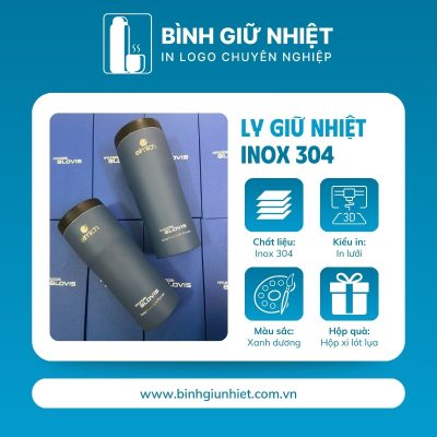 Ly giữ nhiệt quà tặng in logo thương hiệu Elmich dung tích 480ml LGN-13
