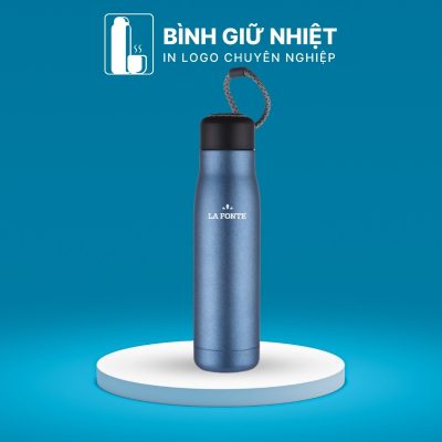 Bình giữ nhiệt quà tặng in logo thương hiệu La Fonte có dây xách dung tích 500ml BGN-50