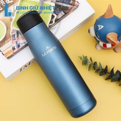 Bình giữ nhiệt quà tặng in logo thương hiệu La Fonte có dây xách dung tích 500ml BGN-50
