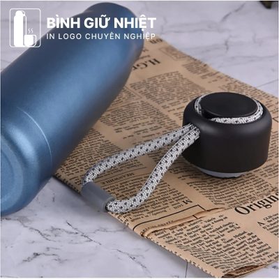 Bình giữ nhiệt quà tặng in logo thương hiệu La Fonte có dây xách dung tích 500ml BGN-50