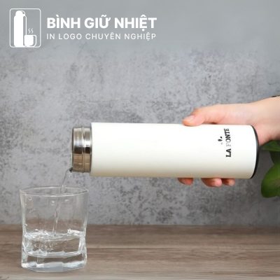 Bình giữ nhiệt quà tặng in logo thương hiệu La Fonte dung tích 500ml BGN-49