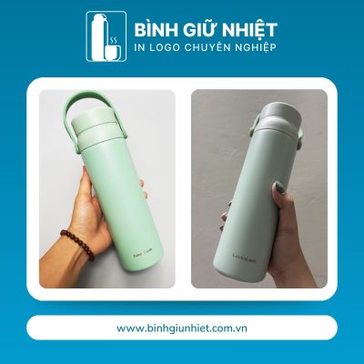 Bình giữ nhiệt quà tặng in logo thương hiệu Lock&Lock dung tích 450ml BGN-40