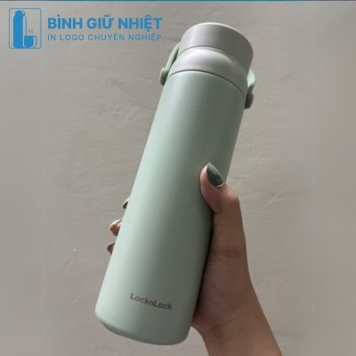 Bình giữ nhiệt quà tặng in logo thương hiệu Lock&Lock dung tích 450ml BGN-40