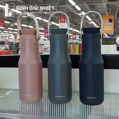 Bình giữ nhiệt quà tặng in logo thương hiệu Lock&Lock dung tích 470ml BGN-44