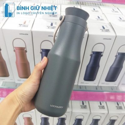 Bình giữ nhiệt quà tặng in logo thương hiệu Lock&Lock dung tích 470ml BGN-44