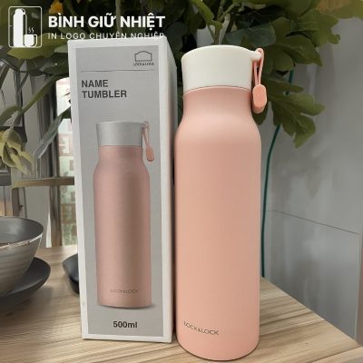 Bình giữ nhiệt quà tặng in logo thương hiệu Lock&Lock dung tích 500ml BGN-48
