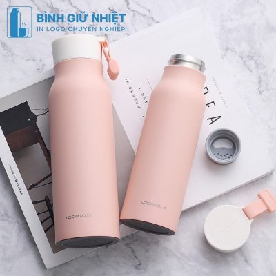 Bình giữ nhiệt quà tặng in logo thương hiệu Lock&Lock dung tích 500ml BGN-48