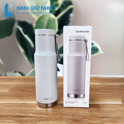 Bình giữ nhiệt quà tặng in logo thương hiệu Lock&Lock dung tích 620ml BGN-47