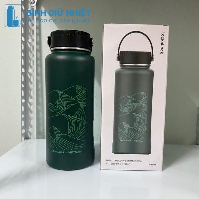 Bình giữ nhiệt quà tặng in logo thương hiệu Lock&Lock dung tích 897ml BGN-42