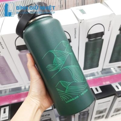 Bình giữ nhiệt quà tặng in logo thương hiệu Lock&Lock dung tích 897ml BGN-42