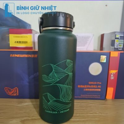 Bình giữ nhiệt quà tặng in logo thương hiệu Lock&Lock dung tích 897ml BGN-42