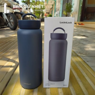 Bình giữ nhiệt quà tặng in logo thương hiệu Lock&Lock dung tích 900ml BGN-46