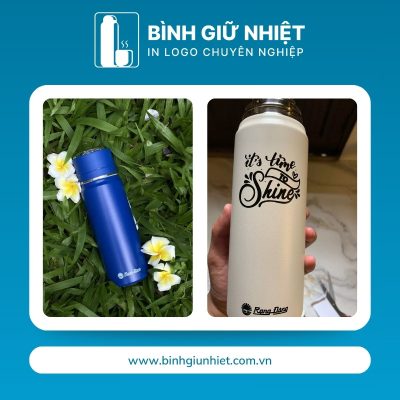 Bình giữ nhiệt quà tặng in logo thương hiệu Rạng Đông có quai xách dung tích 500ml BGN-53