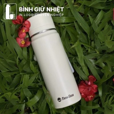 Bình giữ nhiệt quà tặng in logo thương hiệu Rạng Đông có quai xách dung tích 500ml BGN-53