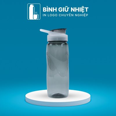 Bình nước nhựa quà tặng in logo thương hiệu Duy Tân nút bật dung tích 1L BNN-08