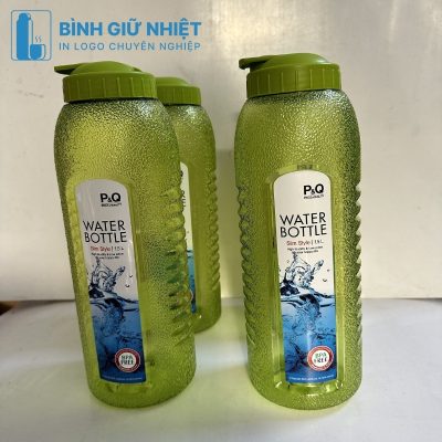 Bình nước nhựa quà tặng in logo thương hiệu Lock&Lock nút vặn dung tích 1.5L BNN-06