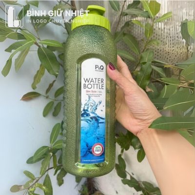 Bình nước nhựa quà tặng in logo thương hiệu Lock&Lock nút vặn dung tích 1.5L BNN-06
