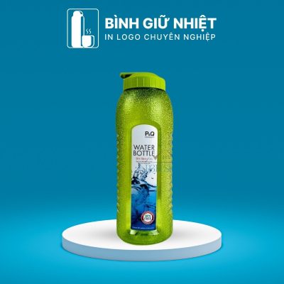 Bình nước nhựa quà tặng in logo thương hiệu Lock&Lock nút vặn dung tích 1.5L BNN-06
