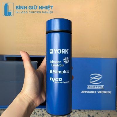 Bộ Giftset quà tặng in logo gồm bình giữ nhiệt, sổ da và bút ký BGS-31