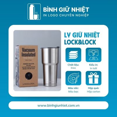 Ly giữ nhiệt quà tặng in logo thương hiệu Lock&Lock dung tích 700ml LGN-17
