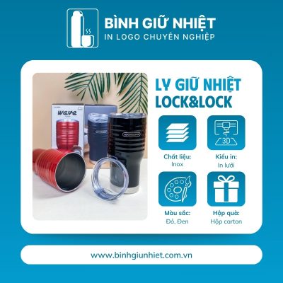 Ly giữ nhiệt quà tặng in logo thương hiệu Lock&Lock dung tích 750ml LGN-15