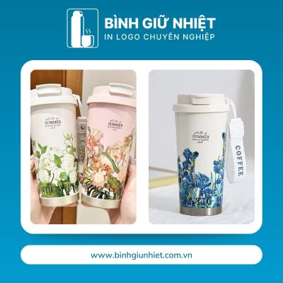 Ly giữ nhiệt quà tặng in logo thương hiệu Summer dung tích 500ml LGN-16