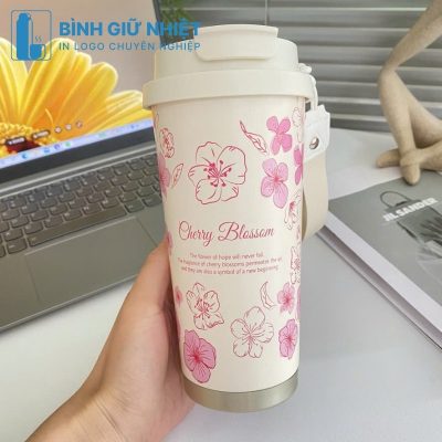 Ly giữ nhiệt quà tặng in logo thương hiệu Summer dung tích 500ml LGN-16