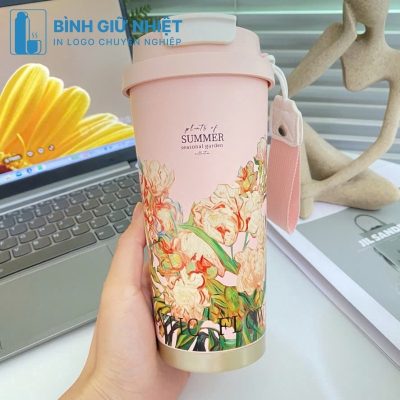 Ly giữ nhiệt quà tặng in logo thương hiệu Summer dung tích 500ml LGN-16