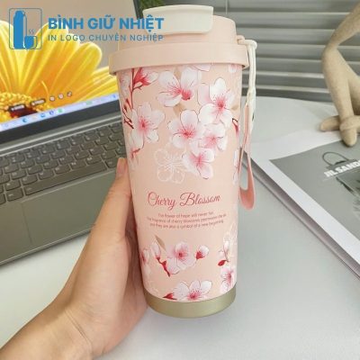 Ly giữ nhiệt quà tặng in logo thương hiệu Summer dung tích 500ml LGN-16