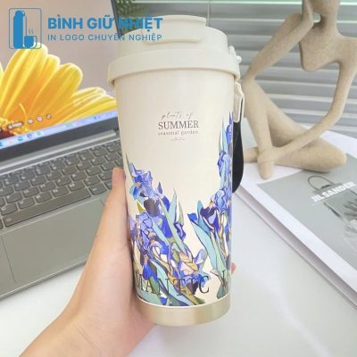 Ly giữ nhiệt quà tặng in logo thương hiệu Summer dung tích 500ml LGN-16
